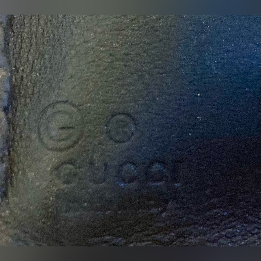 🔥GUCCI🔥 Micro Guccissima GG Black Leather Bi-Fold Wallet - Picture 10 of 14
